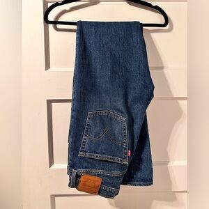 Levi’s High-waist Boot Cut Dark Blue Jean